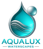 aqualux logo teal